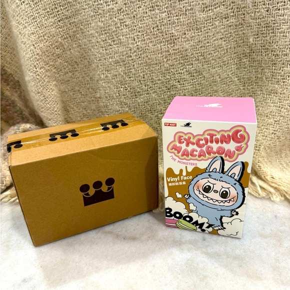 Authentic Pop Mart Labubu-Exciting Macaron -Sesame Bean - Picture 2 of 5